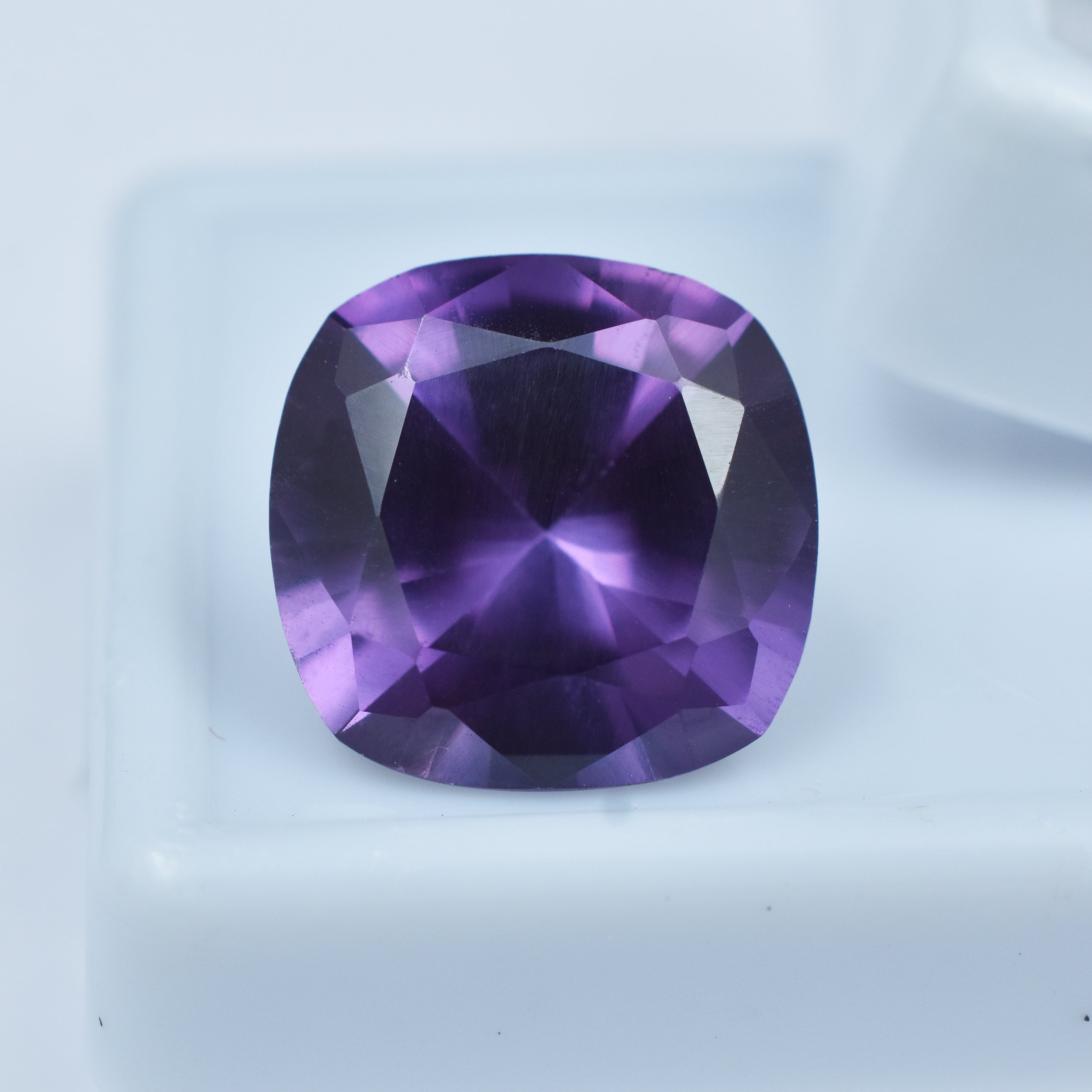 Extremely Rare Square Cushion Cut Purple Gem 8.95 Ct Color Change Sapphire Natural Certified Loose Gemstone , Best For Compatibility with Various Metals & Protection | Sapphire Rings | FREE Delivery FREE Gift