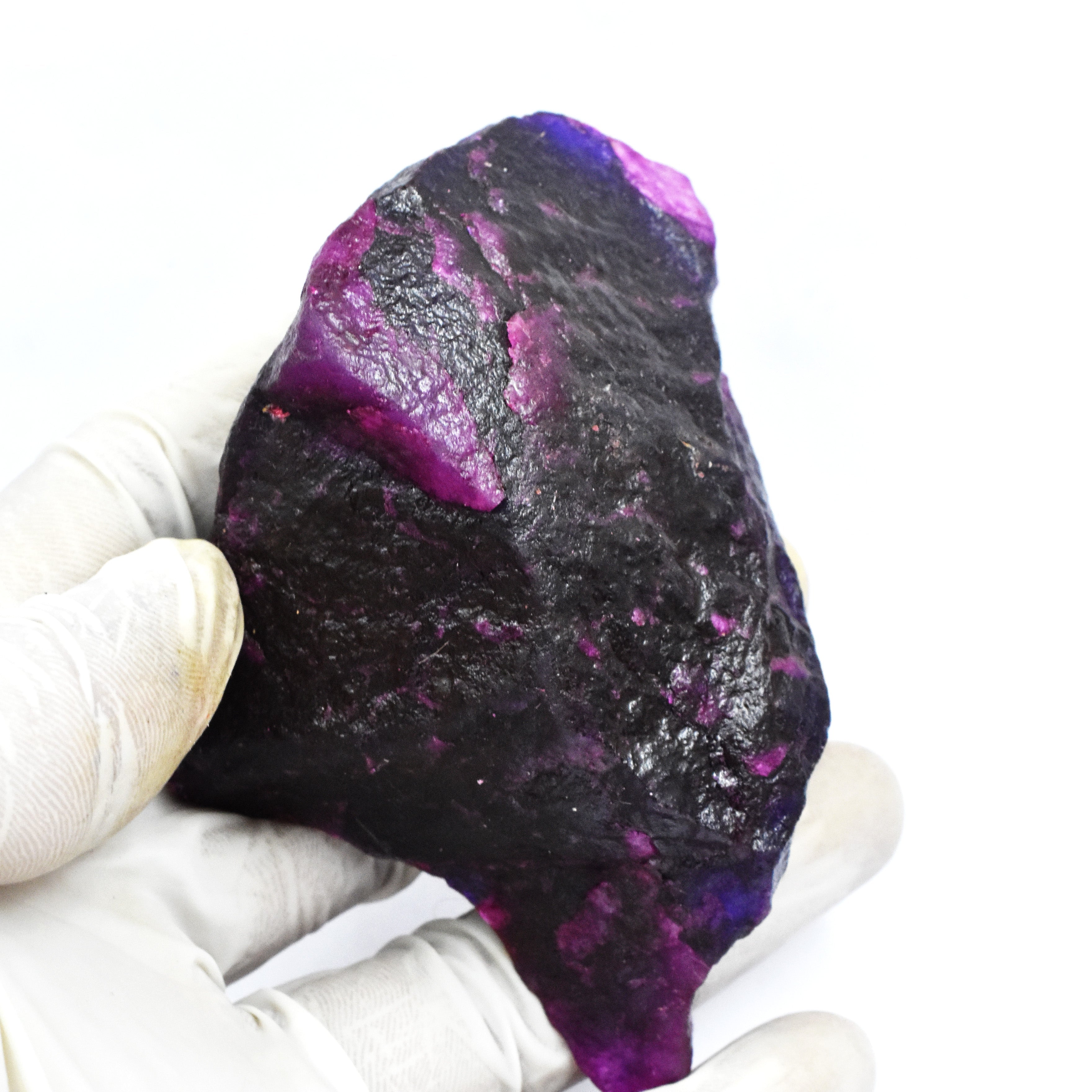 Purple Sapphire 858.30 Ct Natural Rough Raw Uncut Loose Gemstone CERTIFIED Purple Rough CERTIFIED Uncut Loose Gemstone Best Quality Certified Natural Loose Gemstone Rough Expedite Shipping  !! ON SALE