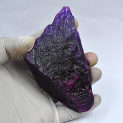 Natural Purple Sapphire Raw Rough Uncut 849.95 Carat Loose Gemstone CERTIFIED  Earth Mined Loose Gemstone Use For Making Jewelry-Free delivery -Gift best price