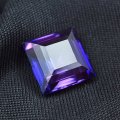 Natural Color Change CERTIFIED Purple Sapphire 8.65 Ct Square Shape Loose Gemstone , A++ Quality Sapphire Gemstone | Best For Necklace | Best Free Shipping Service With Free Gift