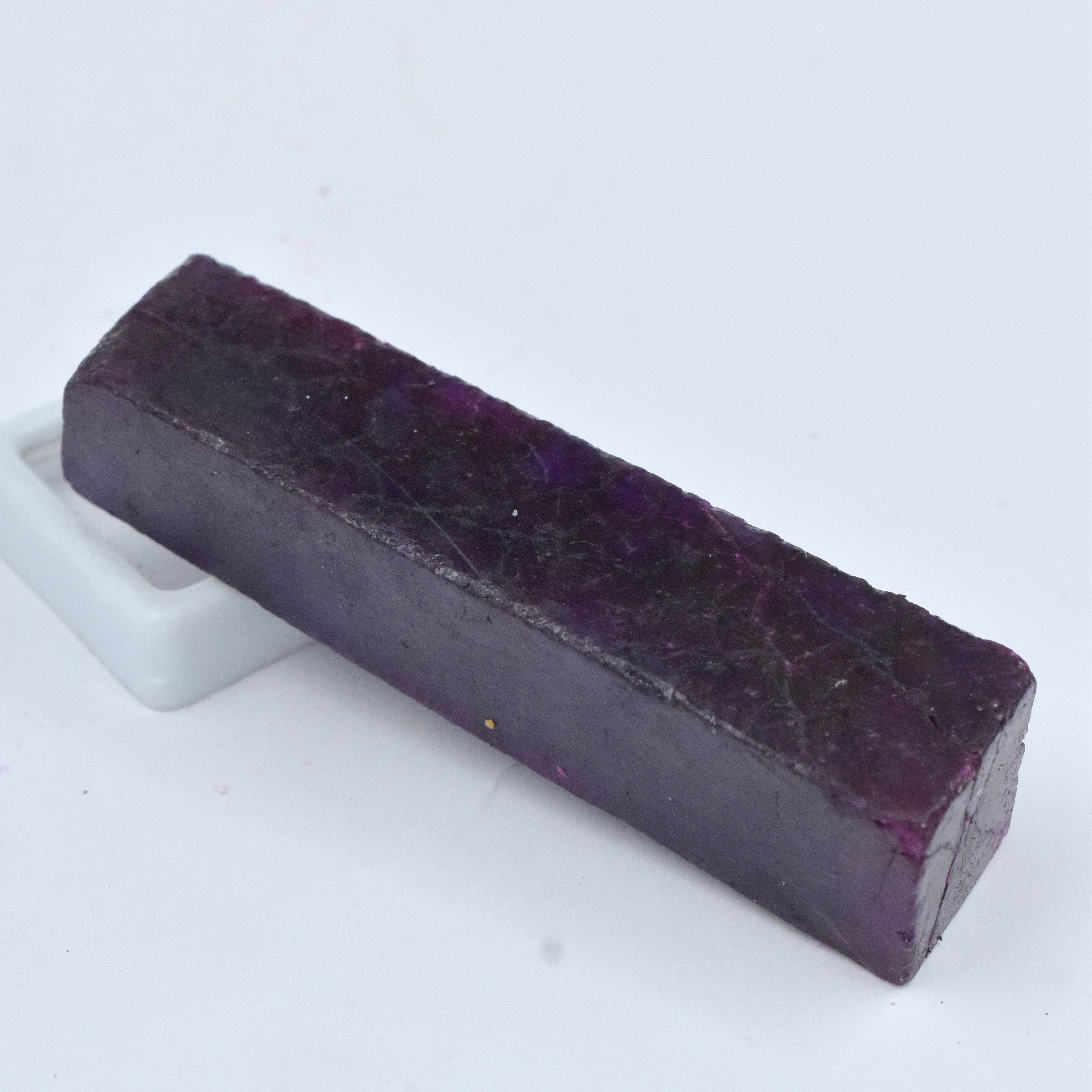 Uncut Purple Sapphire Rough Raw 125.54 Ct Natural Uncut CERTIFIED Loose Gemstone Excellent Quality Of  Earth Mined Purple Sapphire Rough Rare Mines Found Rock Gemstone