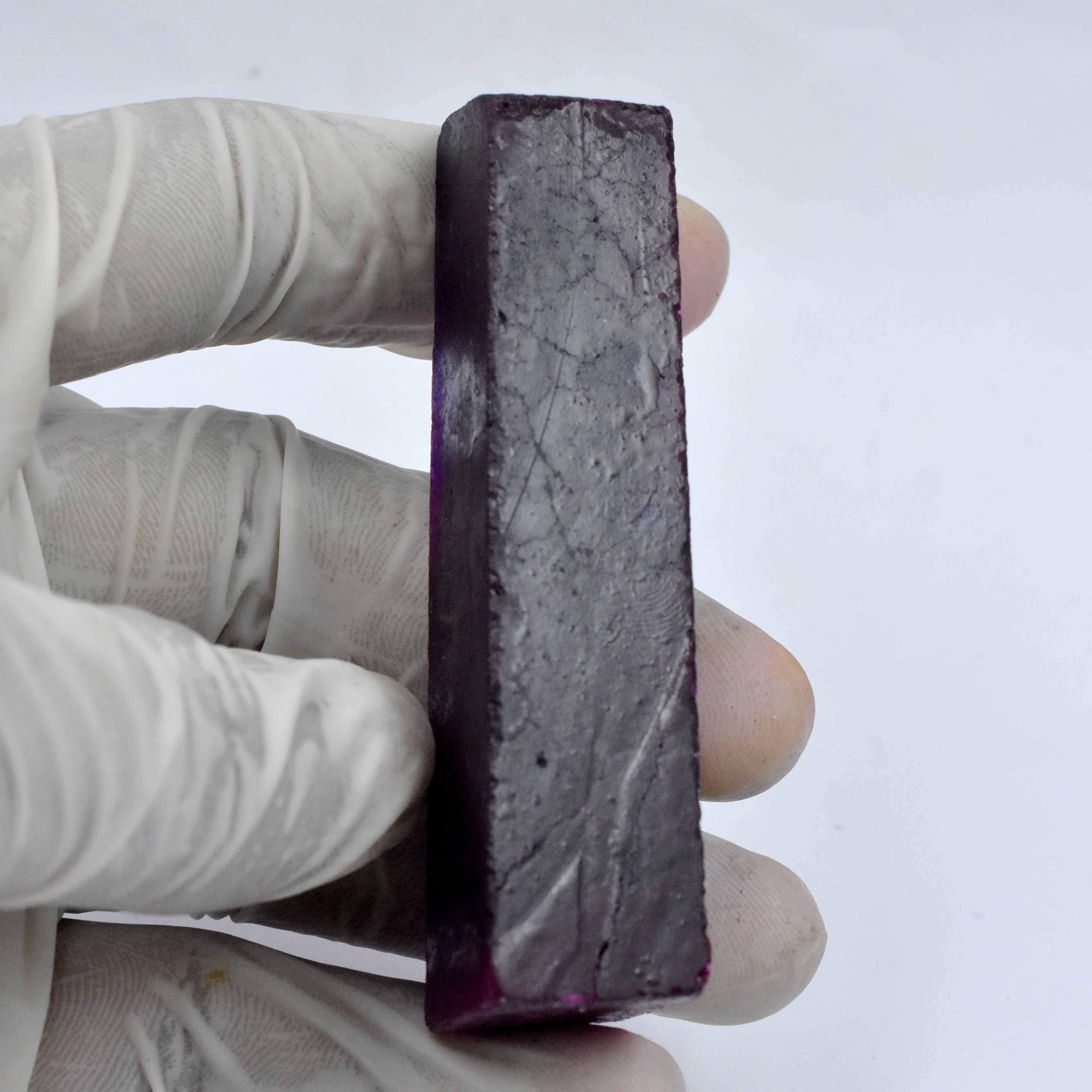 Uncut Purple Sapphire Rough Raw 125.54 Ct Natural Uncut CERTIFIED Loose Gemstone Excellent Quality Of  Earth Mined Purple Sapphire Rough Rare Mines Found Rock Gemstone