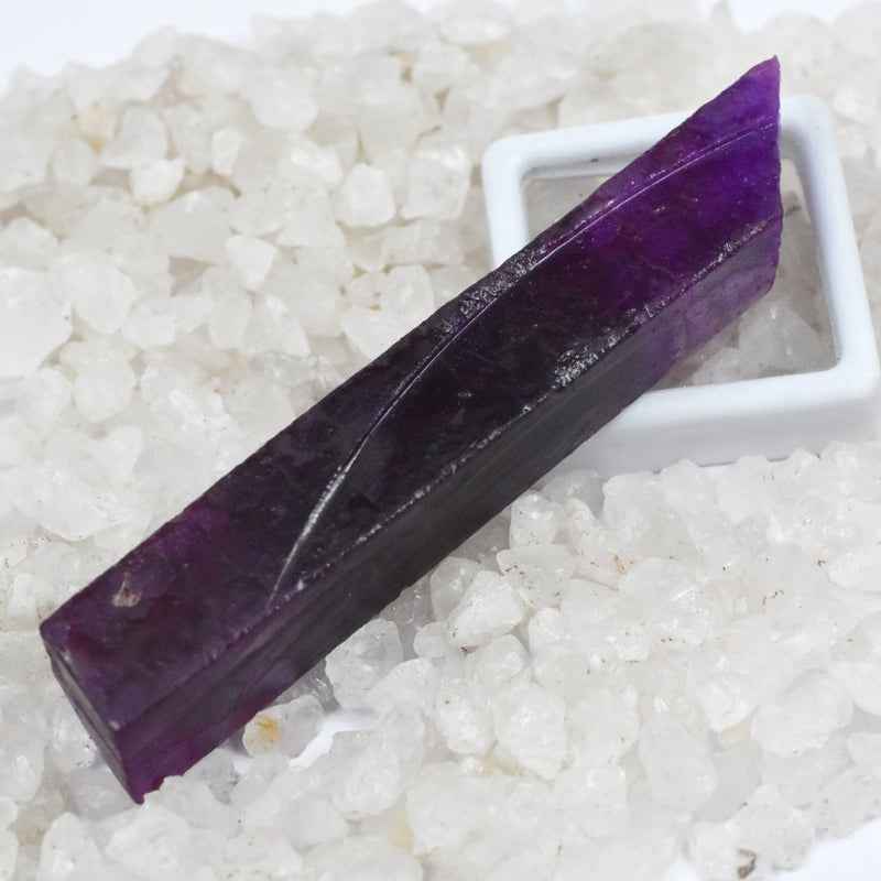 raw purple sapphire