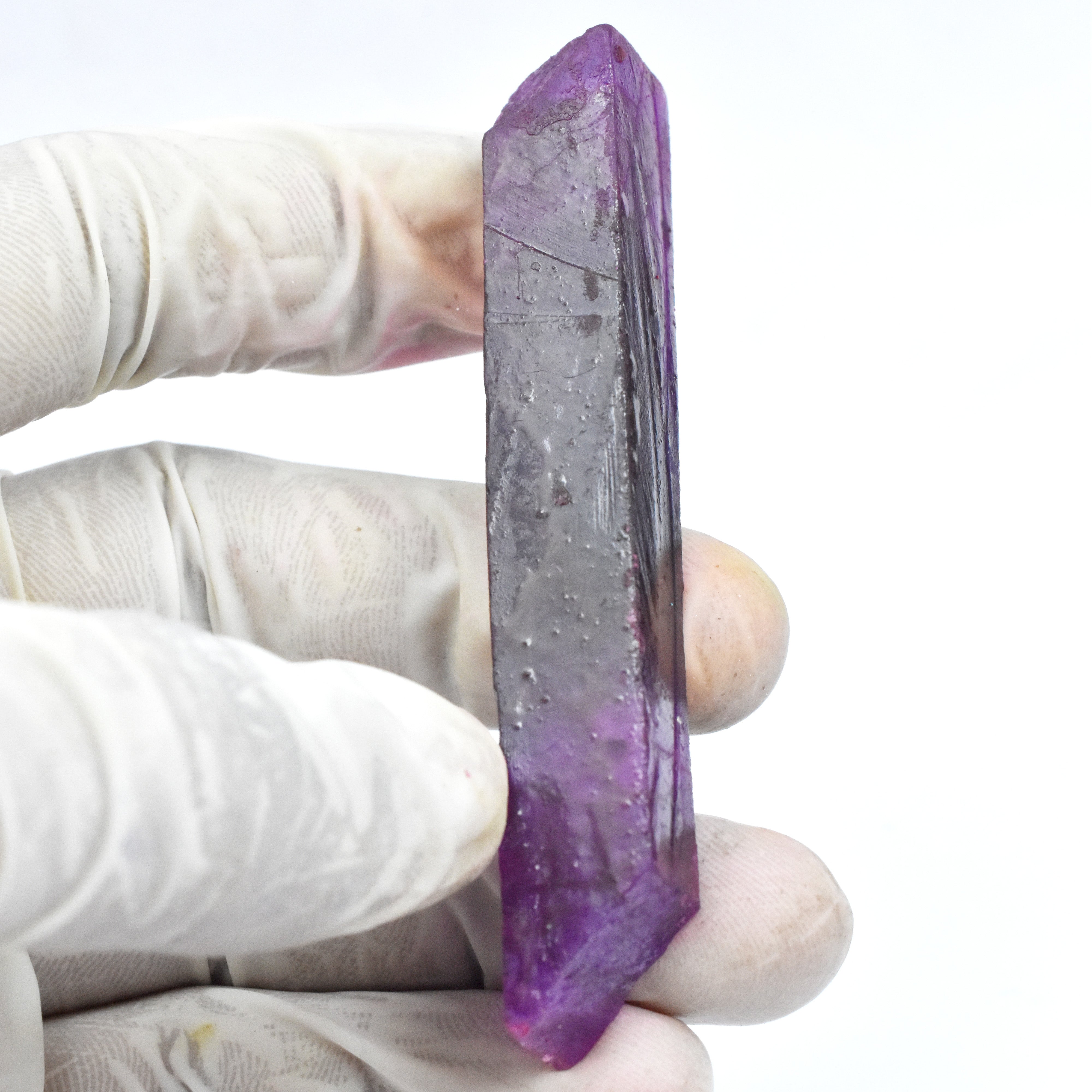 CERTIFIED Purple Sapphire 117.10 Ct Natural Uncut Huge Raw Rough Loose Gemstone  Uncut Shape Earth Mined Purple Sapphire Rough Rare Mines Found Rock Gemstone