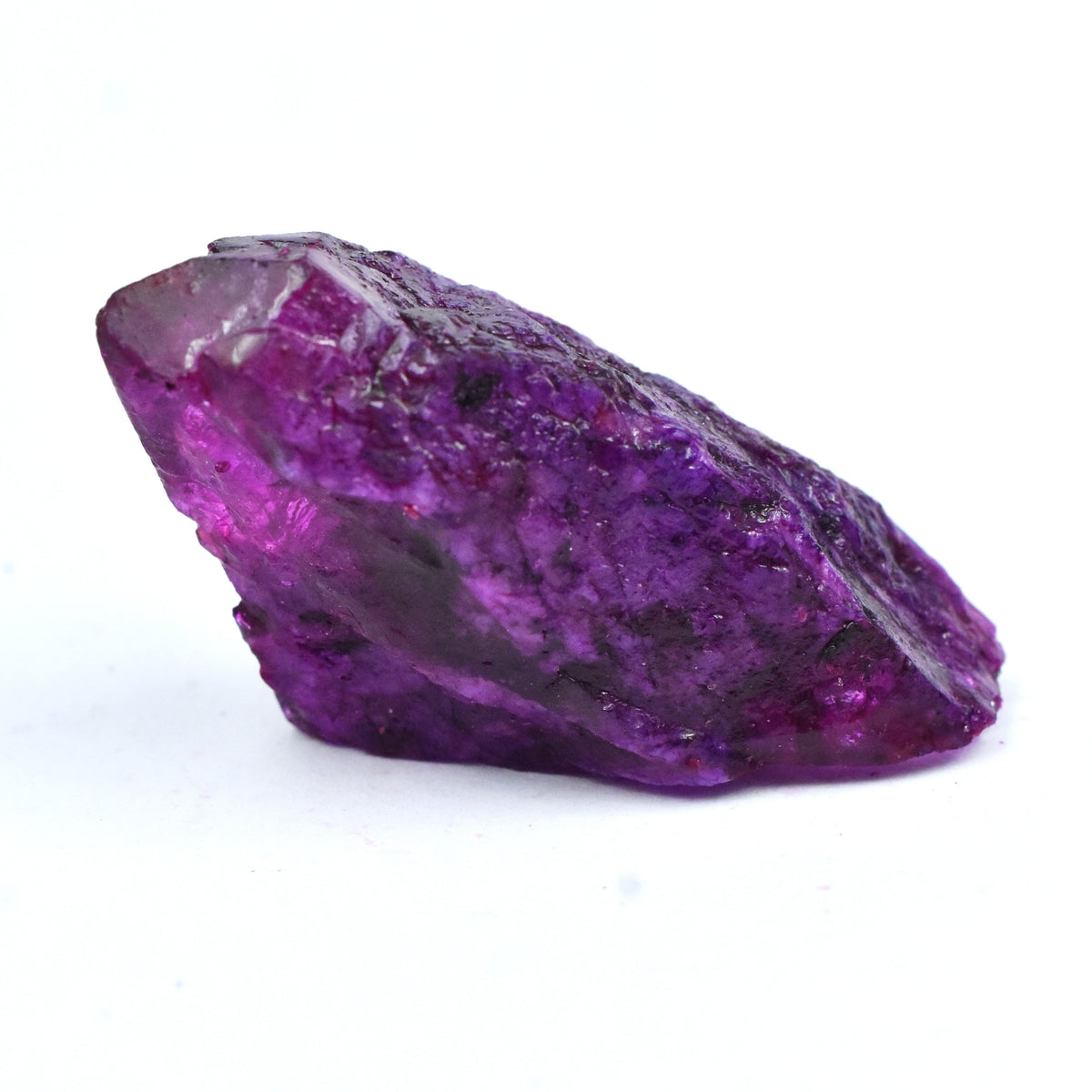 Earth Mined Purple Sapphire 102.60 Carat Natural Rough Loose Gemstone CERTIFIED  High-Quality Chunk Uncut Shape ON Best Price Best Quality Free Delivery Free Gift