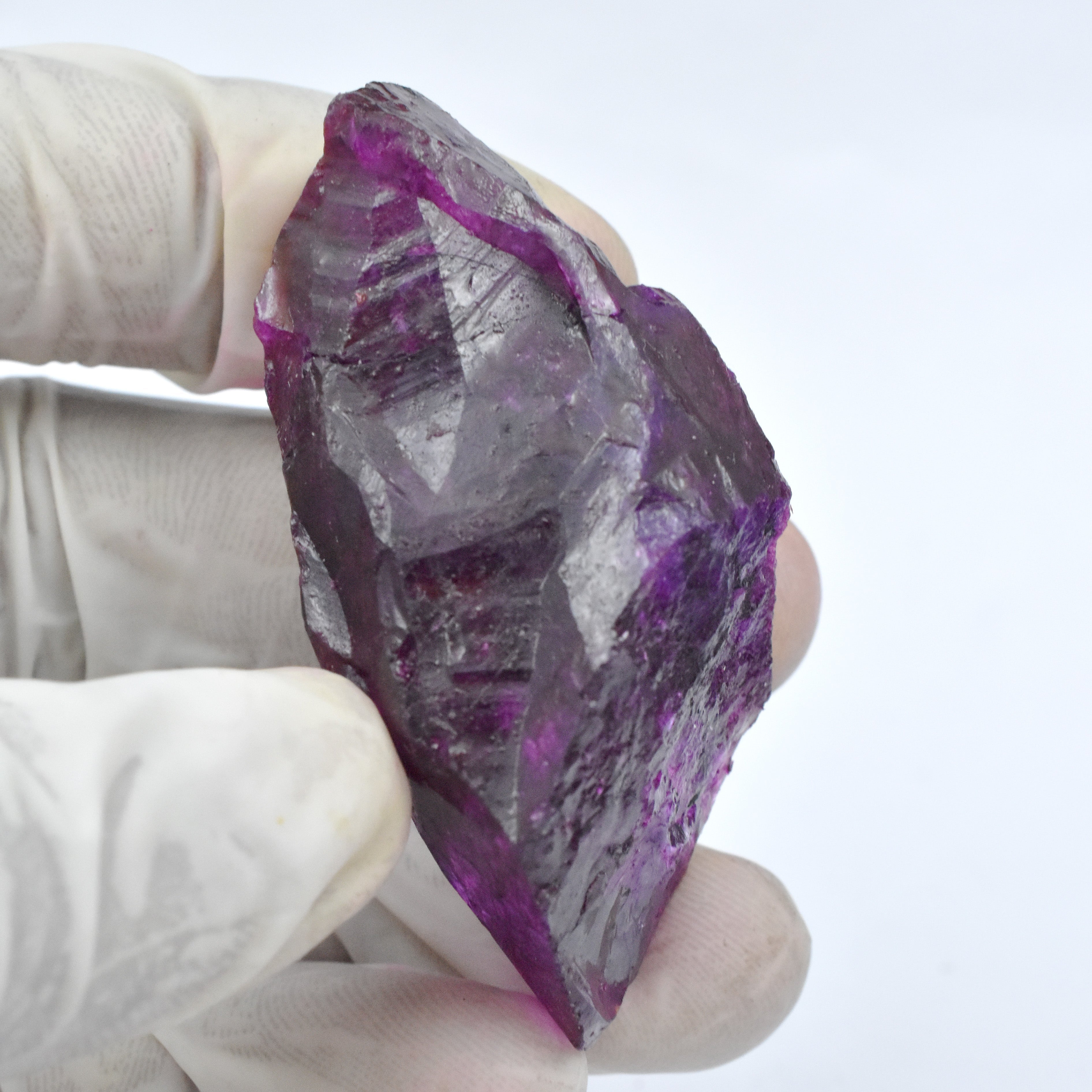 Season Sale !! Purple Sapphire 175.90 Carat Certified Natural Purple Sapphire Gemstone Rough Hurry Up Now Season End Sale Sapphire Excellent For Protection Good luck