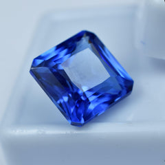 Tanzania Gemstone Natural 10.05 Carat Square Shape Blue Tanzanite Certified Loose Gemstone Best For Good Luck