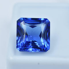 Tanzania Gemstone Natural 10.05 Carat Square Shape Blue Tanzanite Certified Loose Gemstone Best For Good Luck