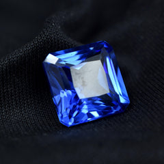 Tanzania Gemstone Natural 10.05 Carat Square Shape Blue Tanzanite Certified Loose Gemstone Best For Good Luck