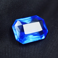 Natural Blue Tanzanite 8.85 Carat Emerald Shape Blue Tanzanite Natural Certified Loose Gemstone December Tanzanite