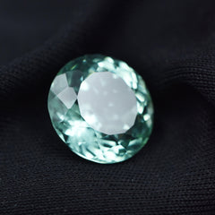 Mind Blowing Green Sapphire Natural 8.45 Carat Round Shape Natural Bluish Green Sapphire Certified Loose Gemstone