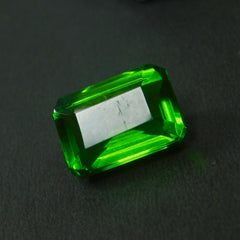 Natural A++ Green Emerald Cut Pretty 10.23 Ct Peridot CERTIFIED Loose Gemstone