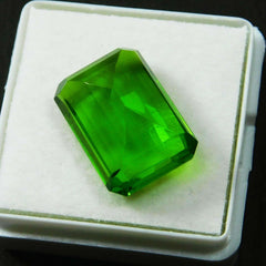 Natural A++ Green Emerald Cut Pretty 10.23 Ct Peridot CERTIFIED Loose Gemstone