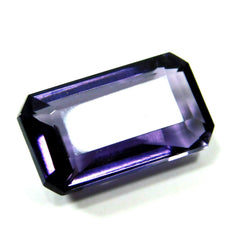 CERTIFIED Purple Amethyst Baguette Cut 10.55 Carat Natural Loose Gemstone