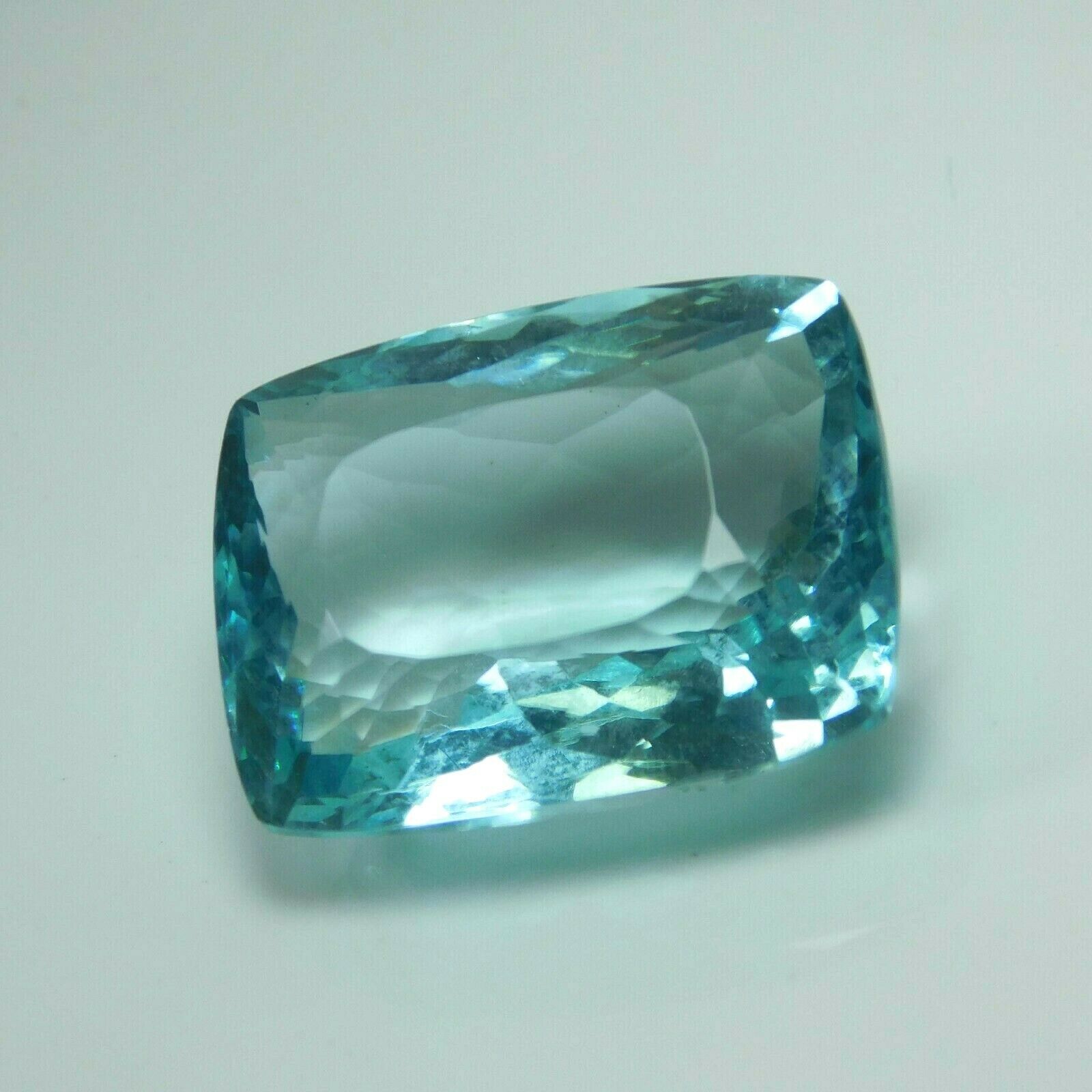 51.23 Ct Blue Aquamarine Loose Gemstone CERTIFIED Cushion Cut Huge Size AAAA++