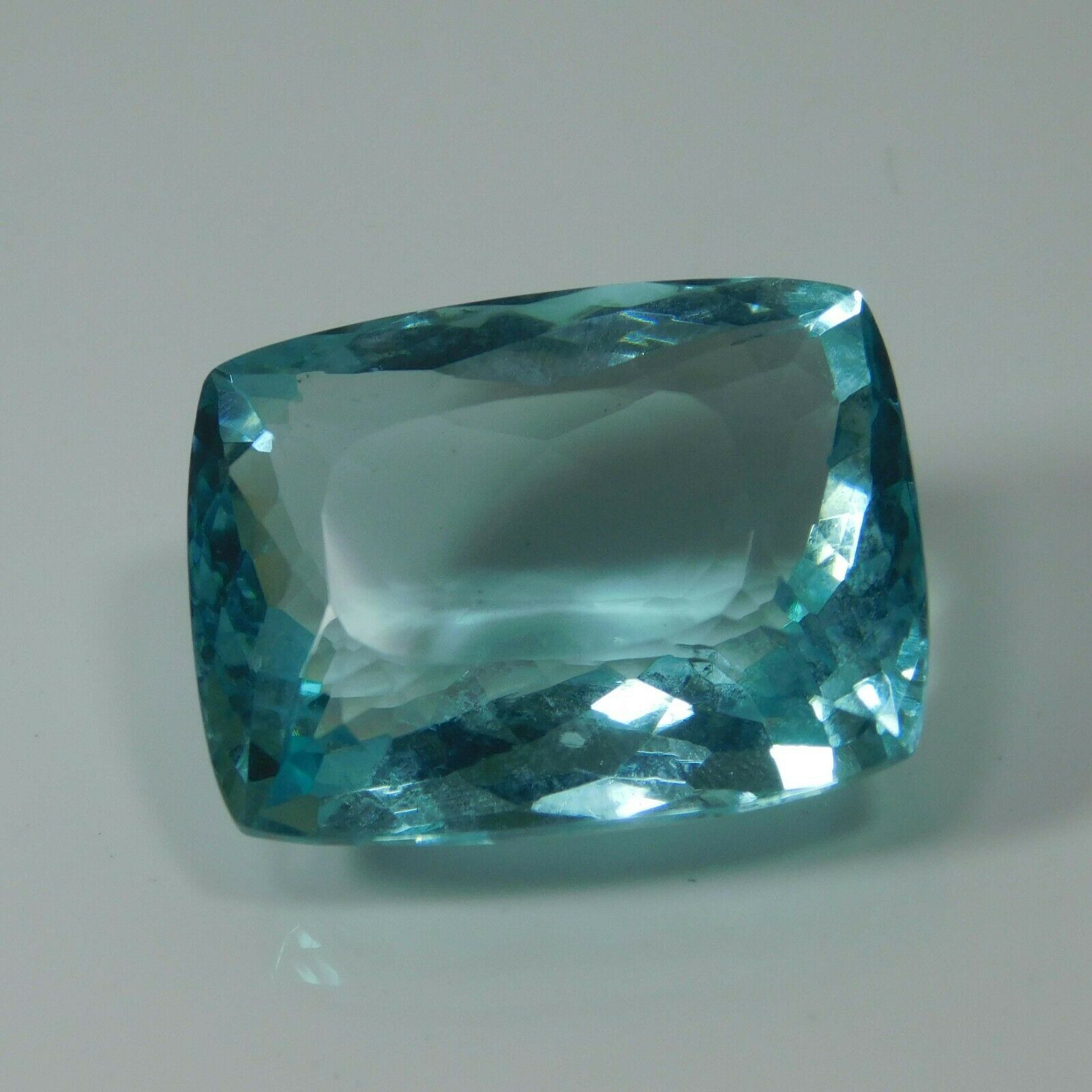 51.23 Ct Blue Aquamarine Loose Gemstone CERTIFIED Cushion Cut Huge Size AAAA++