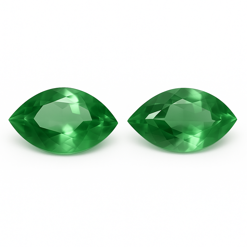 Natural Grandidierite Marquise Bluish Green Pair 20 Ct CERTIFIED Loose Gemstone