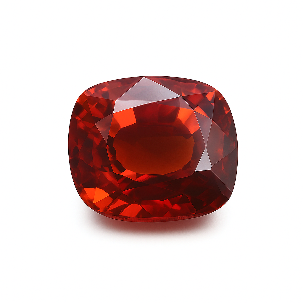 Sapphire Natural Certified Color Orange 8.56 Carat Most Precious Gemstones In The World Orange Sapphire Cushion Shape Loose Gemstone Use For Ring