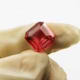 Best Price ! Sapphire Orange 10.56 Ct Certified Loose Gemstone Translucent Excellent For Ring Loose Gemstone Best Size Square Shape From Sri-Lanka Stone A One Quality