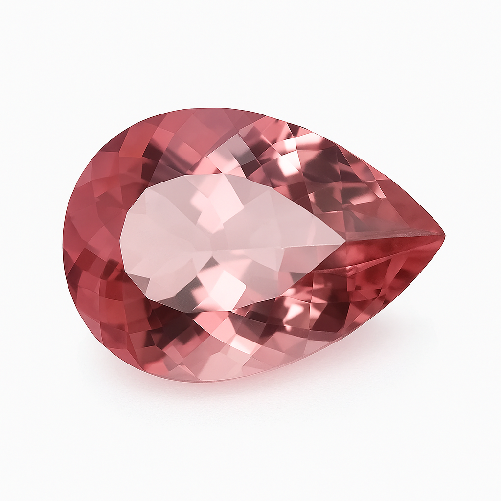 Padparadscha Sapphire 10.15 Ct Natural CERTIFIED Best Pear Cut Loose Gemstone