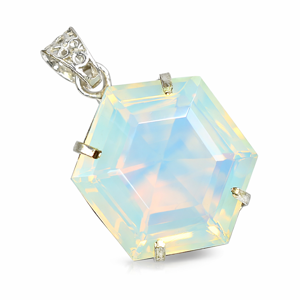 Multicolor 79.7 Ct CERTIFIED Opal Fancy 925 Sterling Silver Pendant Gift For Him