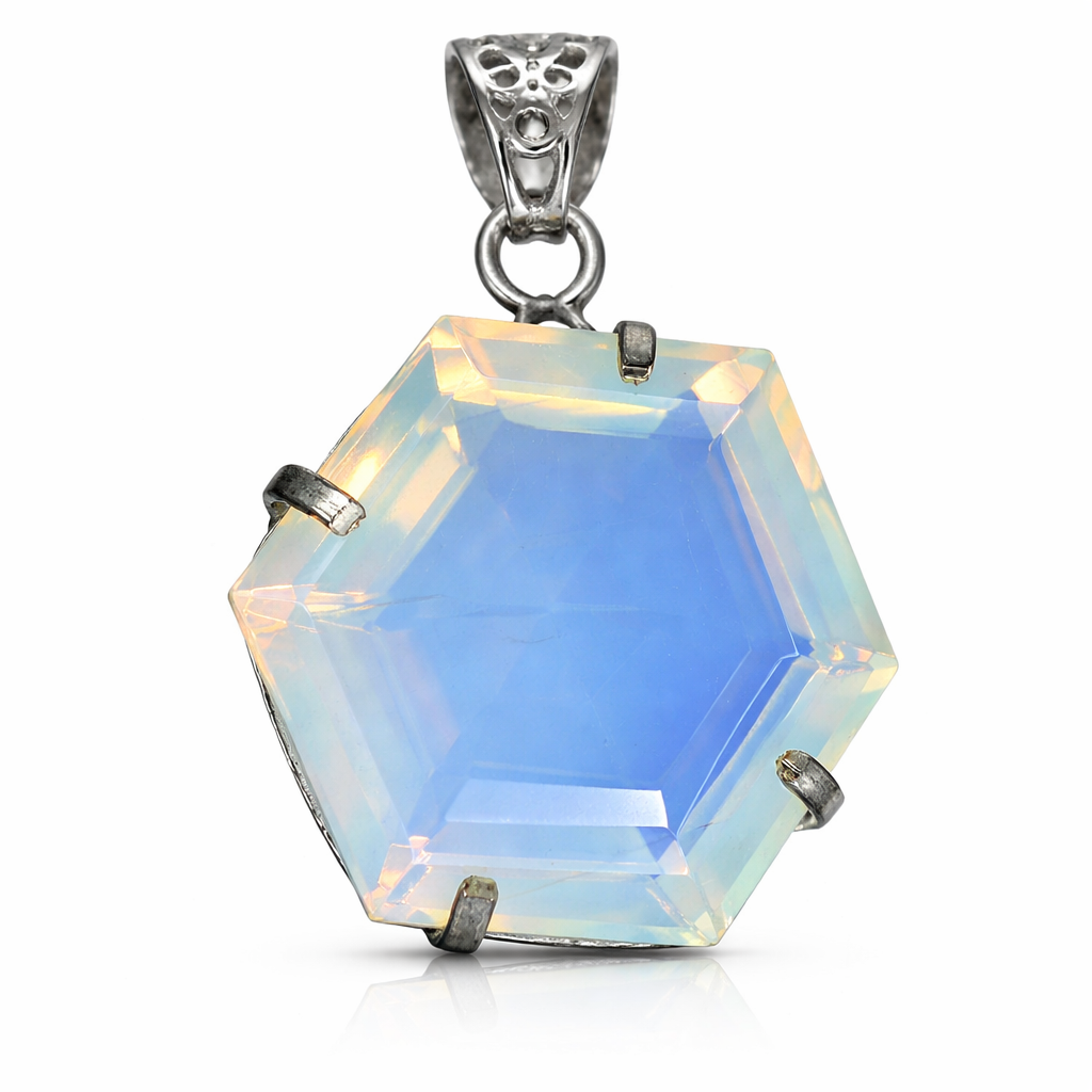 Multicolor 79.7 Ct CERTIFIED Opal Fancy 925 Sterling Silver Pendant Gift For Him