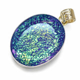 Multi Color Opal 84Ct Lab Created Oval Cut Brazilian CERTIFIED Gemstone Pendant