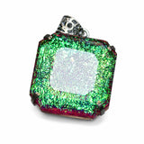 sterling silver opal pendant