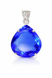 natural sapphire pendant