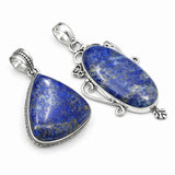 sterling silver lapis pendant