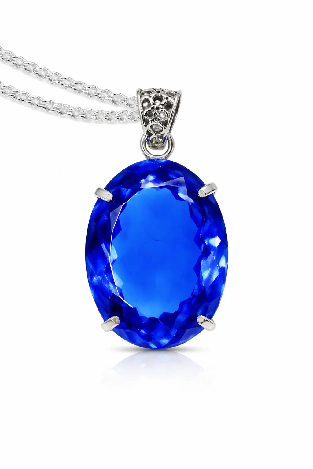 sapphire pendant for women