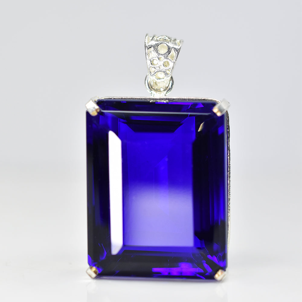 handmade sapphire pendant