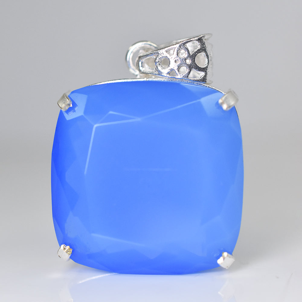 silver opal pendant India