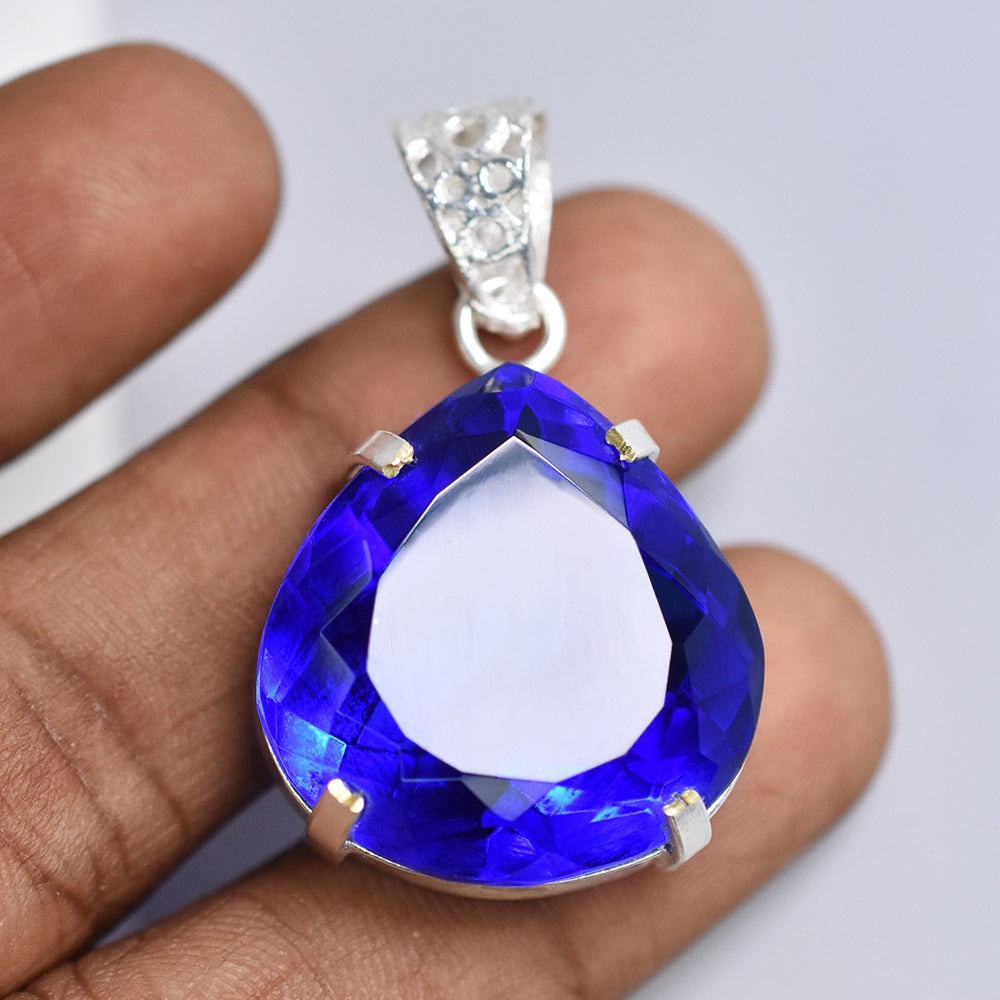 natural topaz pendant