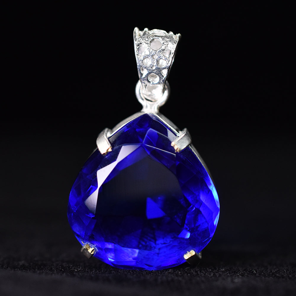 handmade topaz pendant