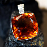natural topaz pendant