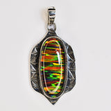 A+ Certified 40 Ct Natural Oval 925 Sterling Silver Beautiful Opal Gems Pendant