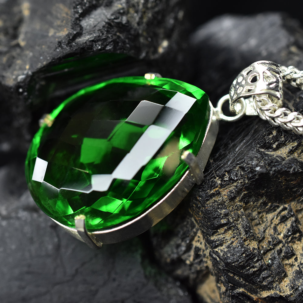 handmade topaz pendant
