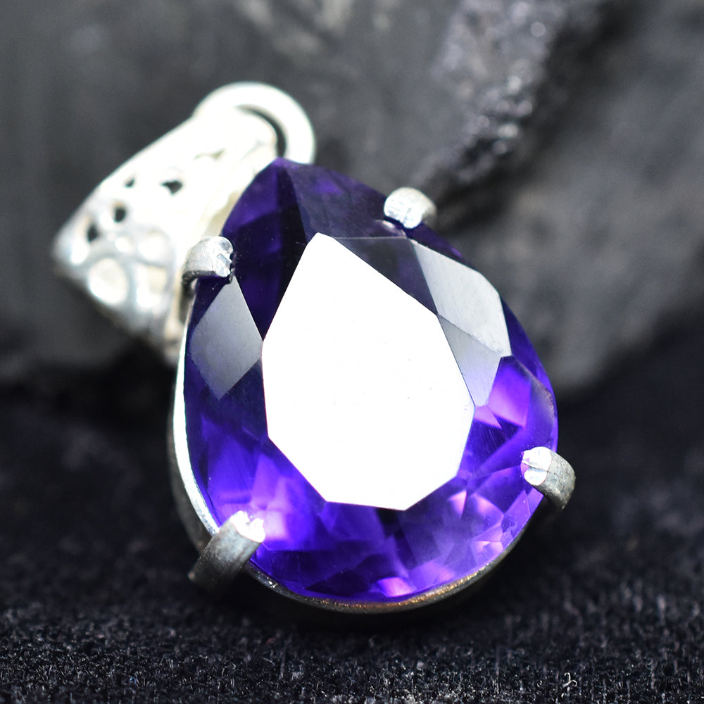 silver tourmaline pendant India