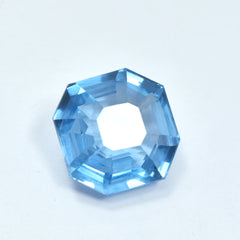 8.25 Ct CERTIFIED Rare Blue Sapphire Square Cut Brilliant Loose Gemstone Natural