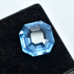 8.25 Ct CERTIFIED Rare Blue Sapphire Square Cut Brilliant Loose Gemstone Natural