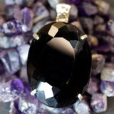 Lab Created Certified 195Ct Green Emerald 925 Sterling Silver Oval Gems Pendant