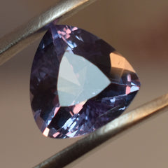 Color Change Alexandrite CERTIFIED 4.10 Ct Natural Trillion Cut Loose Gemstone