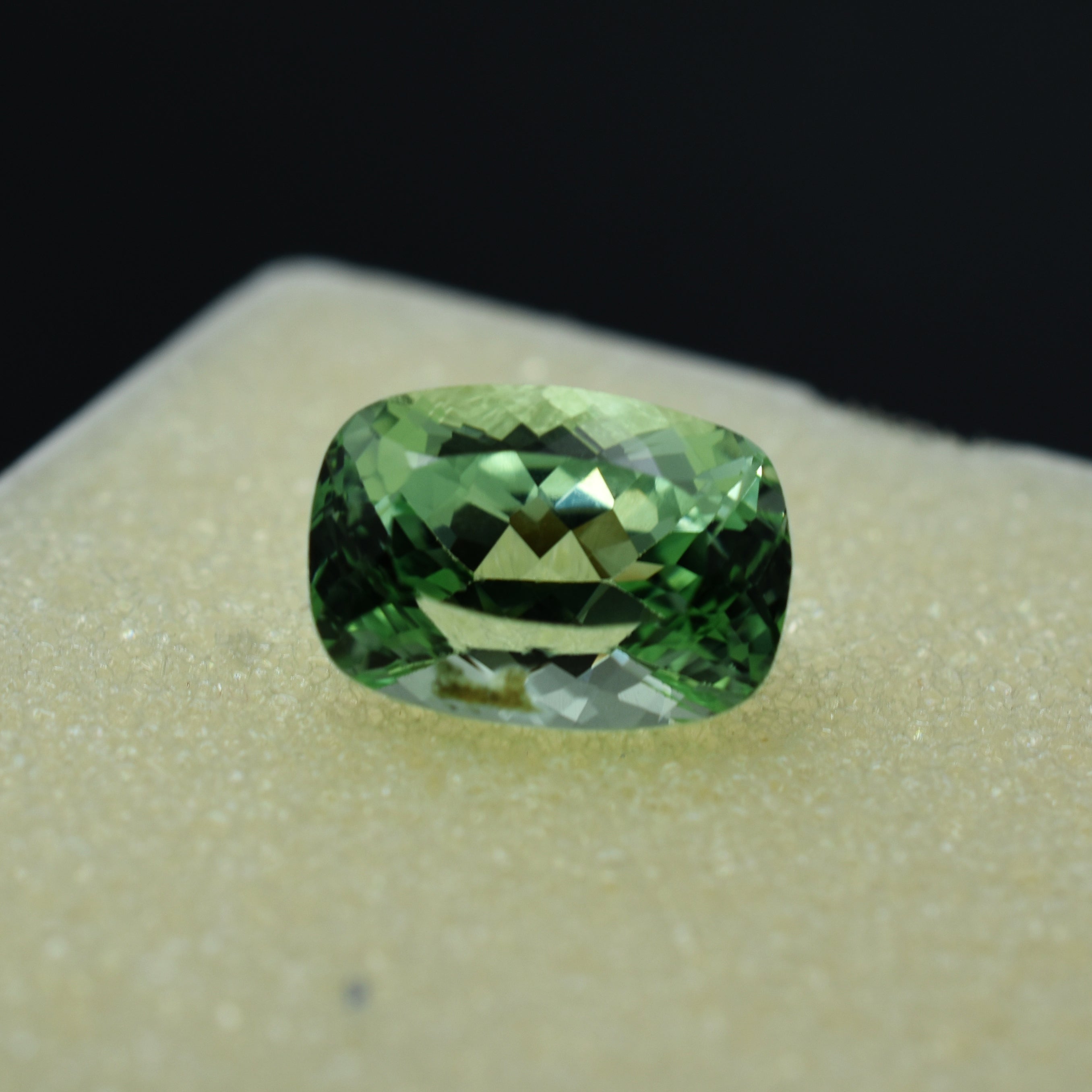 Bluish Green Tourmaline Loose Gemstone CERTIFIED 11.55 Ct Natural Cushion Shape