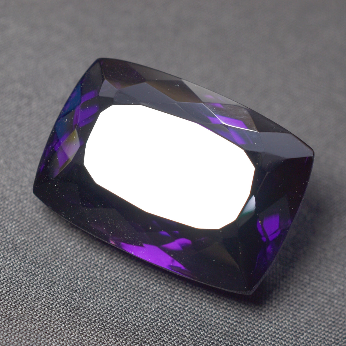 CERTIFIED Natural Purple Amethyst Loose Gemstone 95.95 Carat Cushions Cut