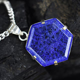 Natural Purple Tanzanite Fancy 70 Ct 925 CERTIFIED Starling Silver Pendant Gems