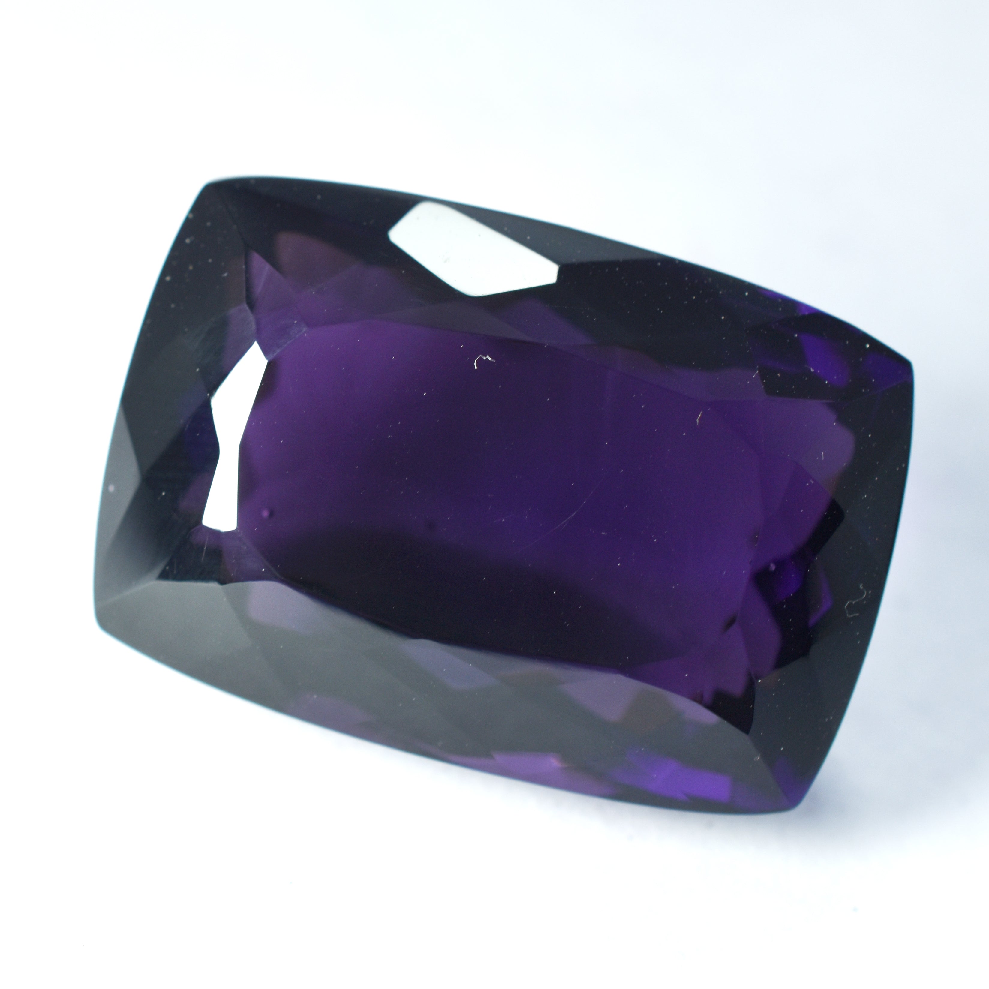 CERTIFIED Natural Purple Amethyst Loose Gemstone 95.95 Carat Cushions Cut