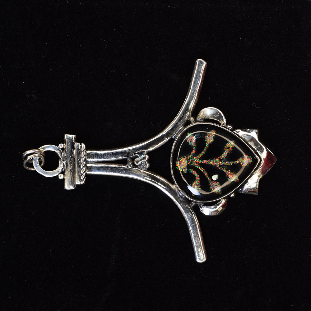 handmade opal pendant