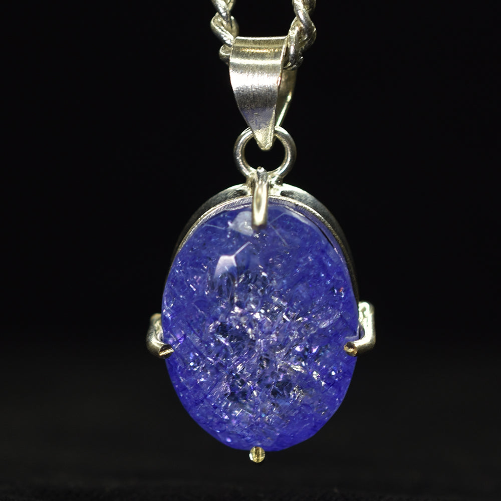 natural sapphire pendant