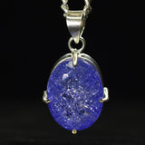 natural sapphire pendant